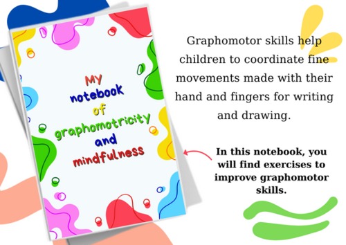 Product picture My notebook of graphomotricity and mindfulness